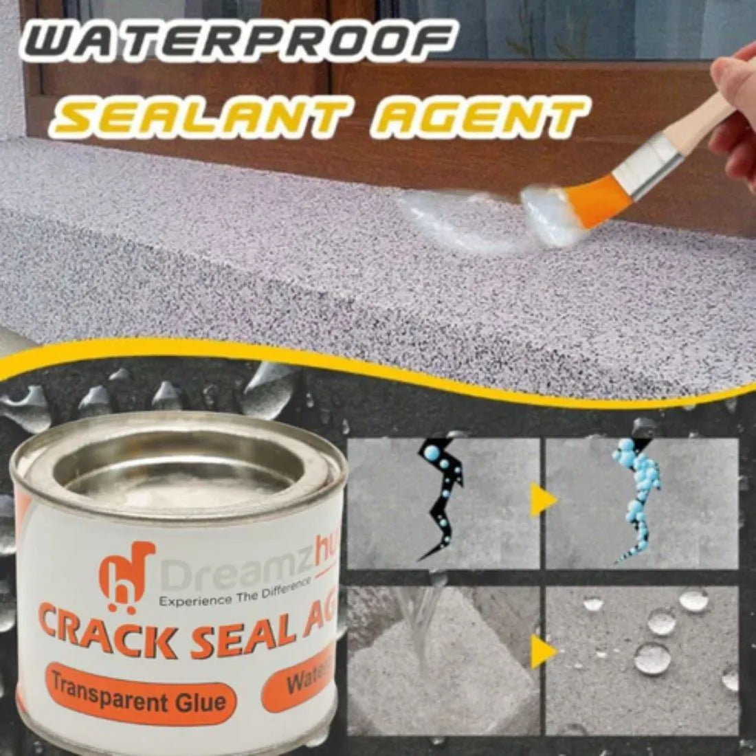 Revolutionary Crack Seal Agent | Waterproof & Leak-Proof | Click2Kart