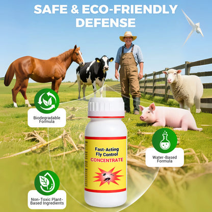 Fast-Acting Fly Control Concentrate – Powerful Insect Killer for Indoor & Outdoor Use